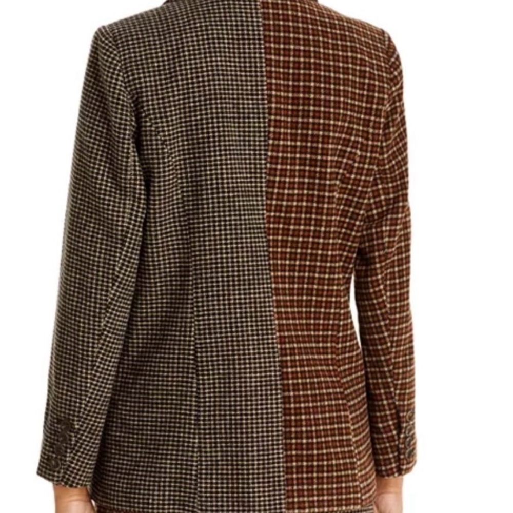 Rails Brown and Black Blazer with Houndstooth Pattern - Picture 5 of 9